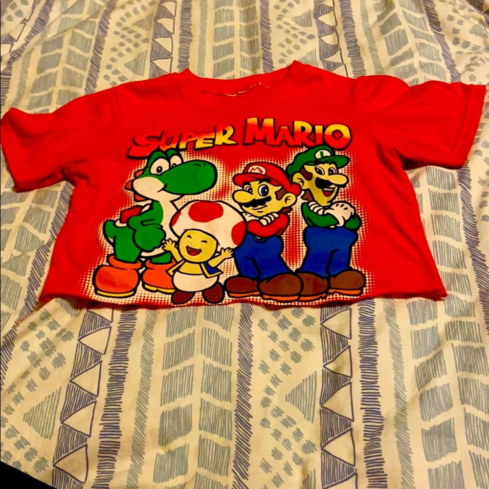 Super Mario crop top